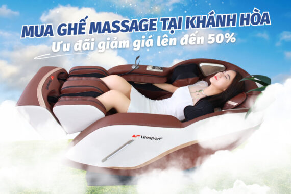 Mua ghế massage tại Khánh Hòa uy tín và chất lượng