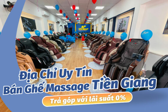 Mua ghế massage Tiền Giang trả góp