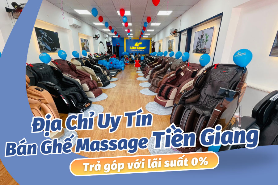 Mua ghế massage Tiền Giang trả góp 