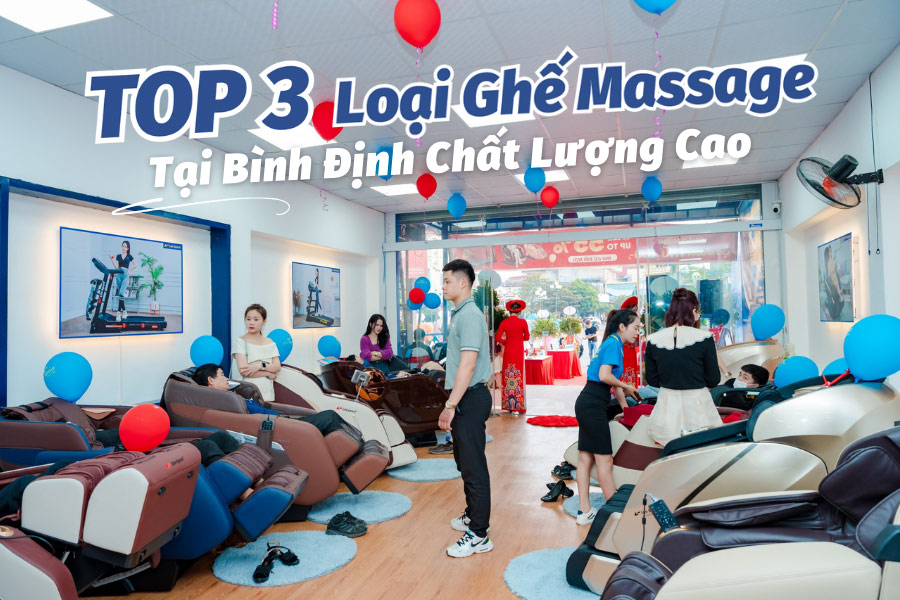 Ghế massage tại Bình Định chất lượng 