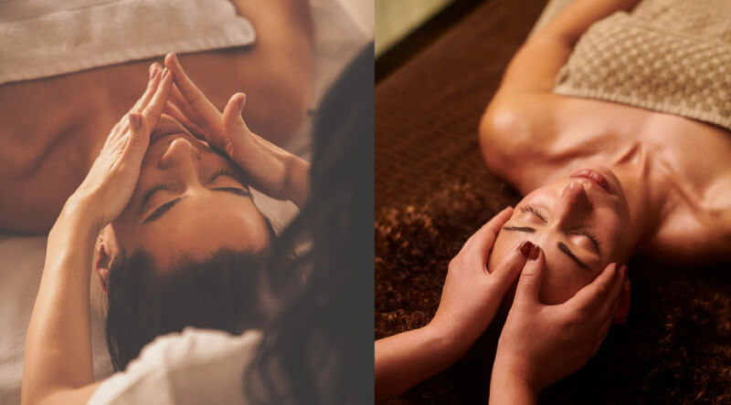 12 động tác massage mặt