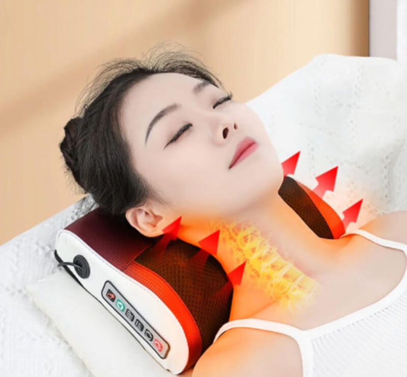 tác hại của gối massage hồng ngoại