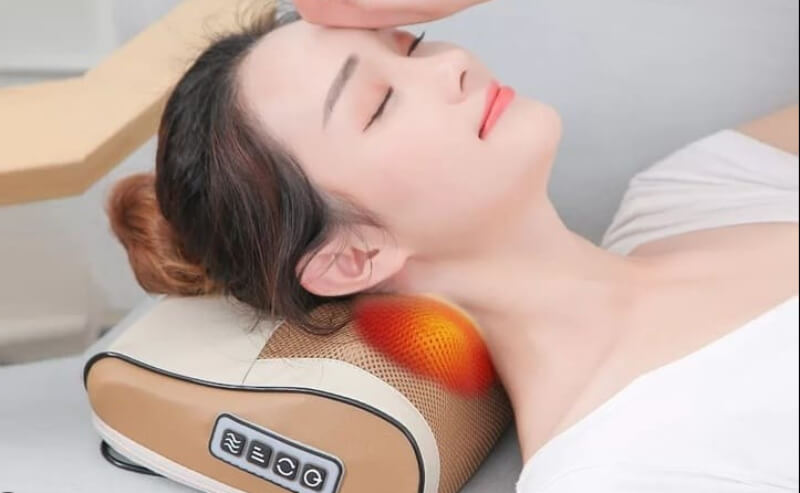 tác hại của gối massage hồng ngoại